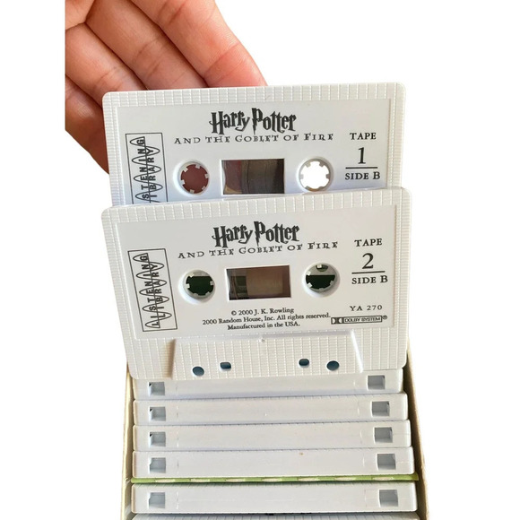 Pre-Owned Harry Potter and The Goblet of Fire 12 Cassette Tapes 20 Hours Audio - Picture 6 of 10